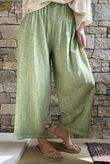 Loom & Thread Pin Tuck Pant Washed Lawn /41=